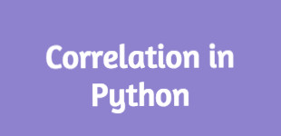 Correlation Correlation Matrix Python