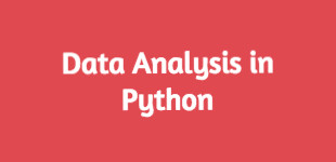 Data Analysis in Python