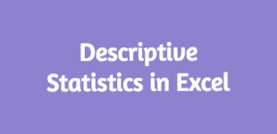 Descriptive Statistics with Excel