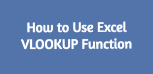 How to Use VLOOKUP Function in Excel