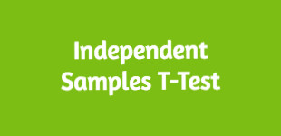 Independent Samples t-test in Excel