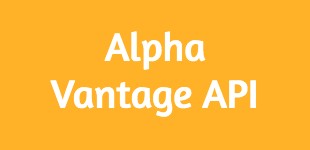 Alpha Vantage Stock Data API