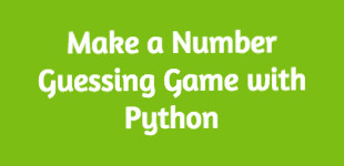 Make a number guessing game with Python
