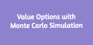 how to Value Option with Monte Carlo Simulation